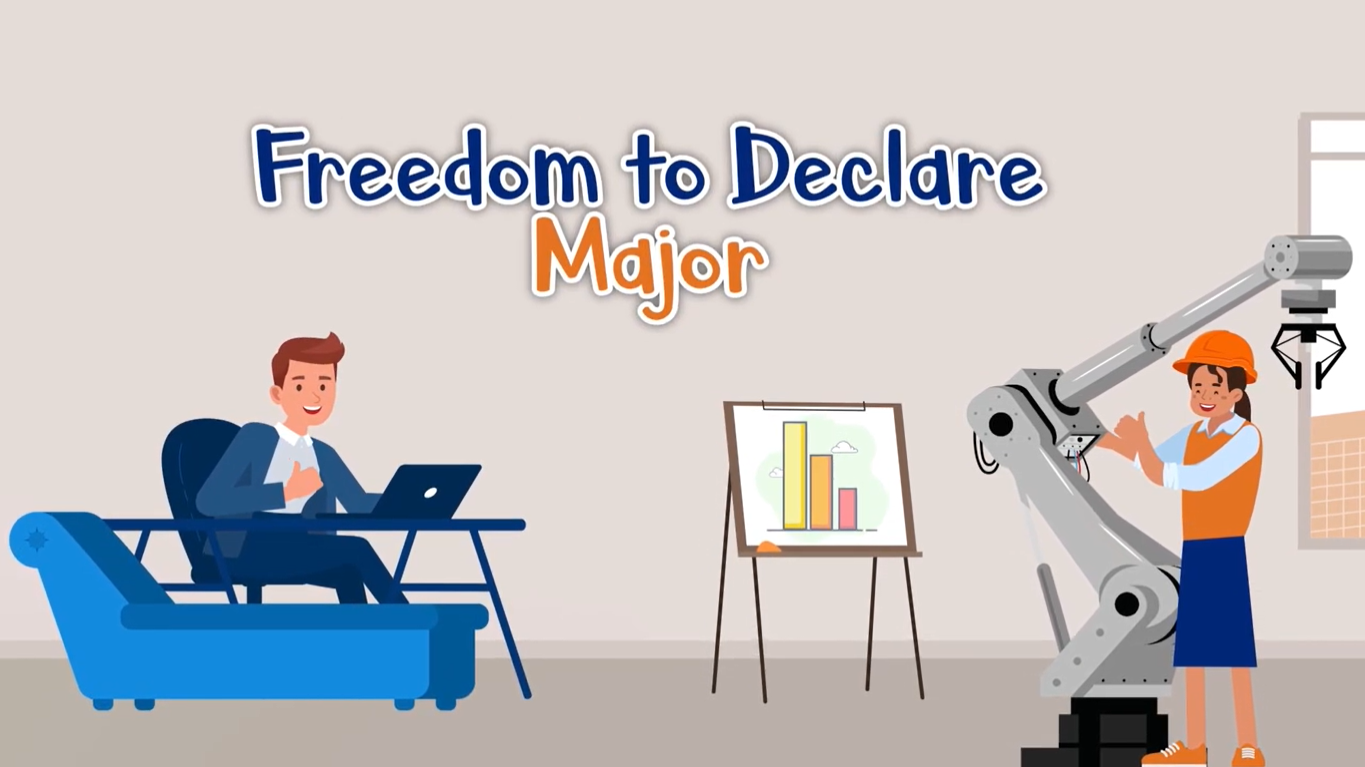 Freedom to Declare Major